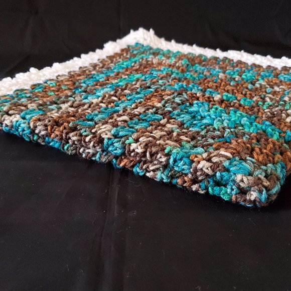 Crochet In the Reef Baby Blanket/New - Picture 5 of 5